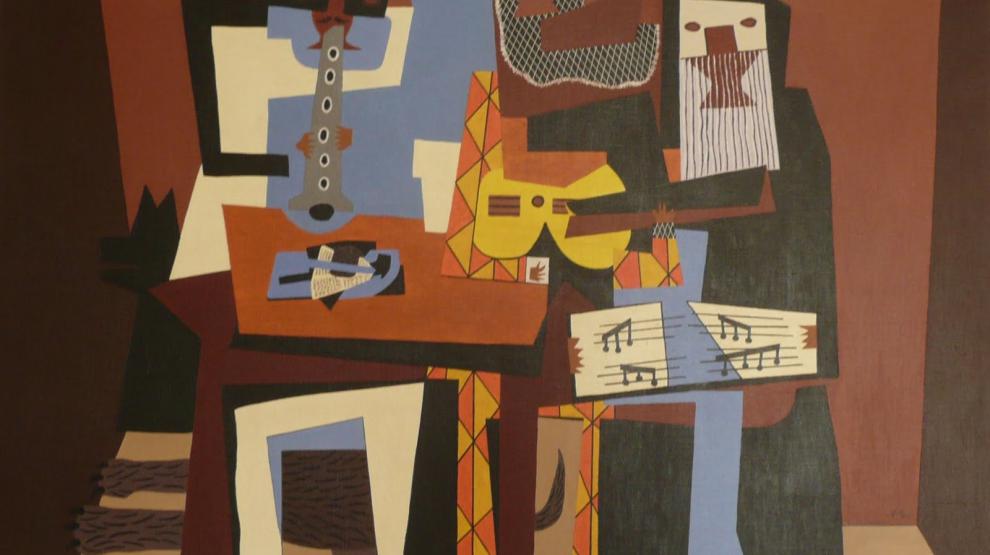 Tableau Picasso Les trois musiciens