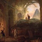 Hubert Robert, Les Découvreurs d'antiques, vers 1765 © Musée de Valence, photographie Philippe Petiot