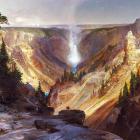 Thomas Moran, Le Grand Canyon à Yellowstone, 1872, huile sur toile, 213 × 266.3 cm, Washington, Smithsonian American Museum of Art.