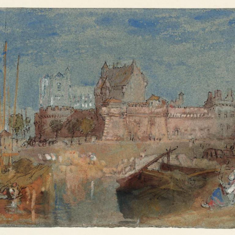 Turner-Château-et-cathédrale-de-Nantes-v.-1828-Londres-Tate