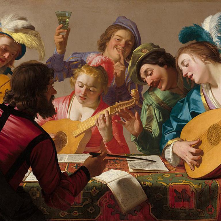 Le Concert, Gerard van Honthorst, 1623. National Gallery of Art