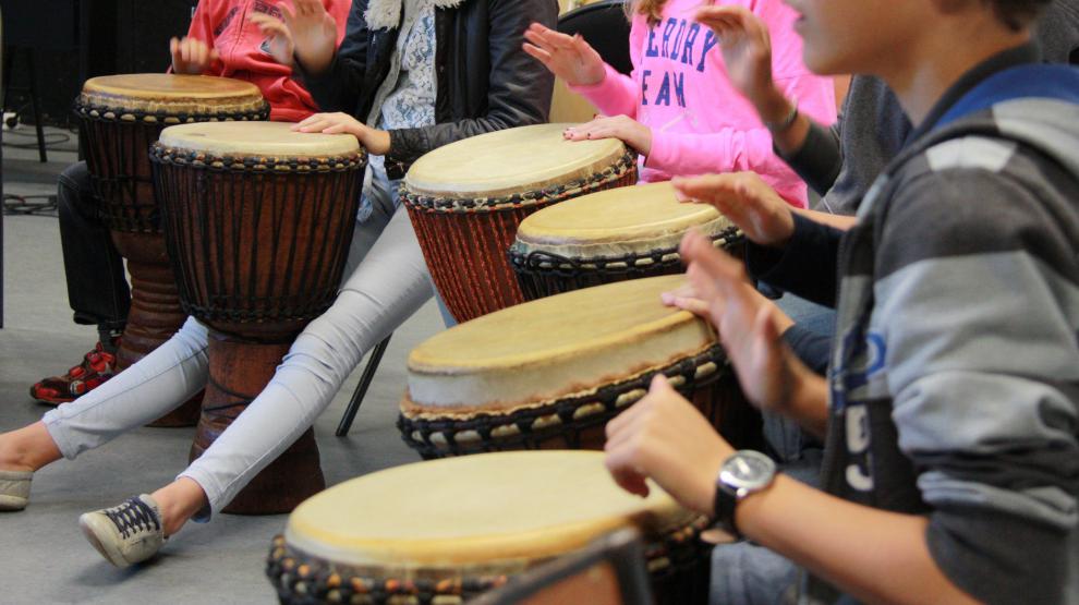 Visuel percussions afrique de l'ouest