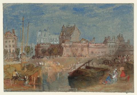 Turner-Château-et-cathédrale-de-Nantes-v.-1828-Londres-Tate