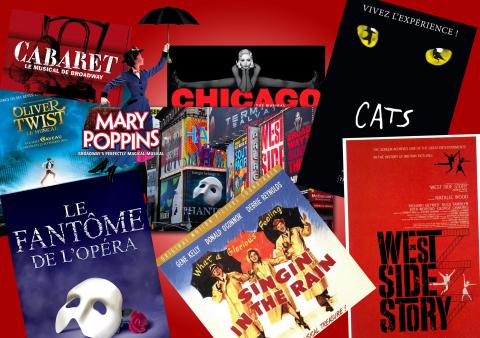 Affiches comédies musicales