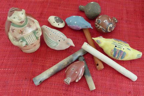 instruments de musique en terre
